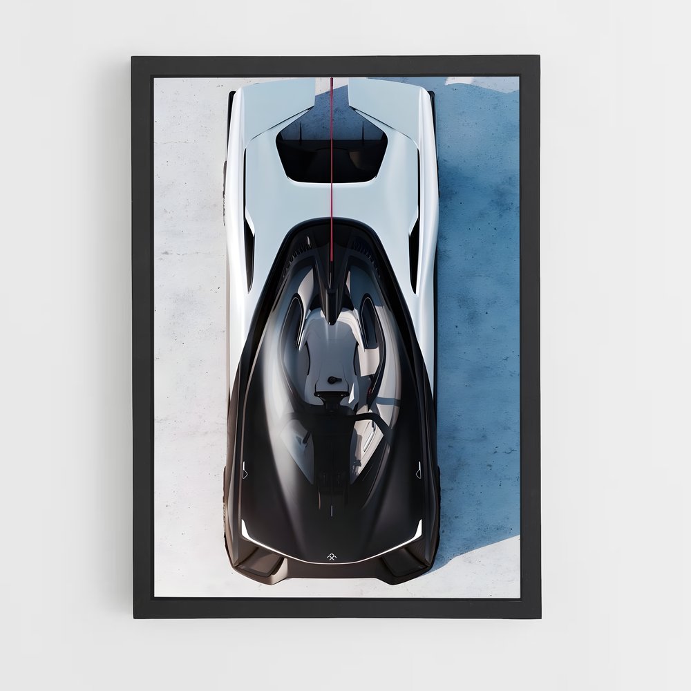 Poster Futuriste Automatique – affiche Faraday Future (vue 2)